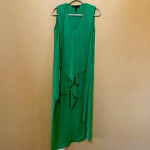 BCBGMAXAZRIA fun flowy green dress